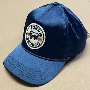 American Needle Ford Bronco Blue OSFM Baseball Cap Hat - NWT